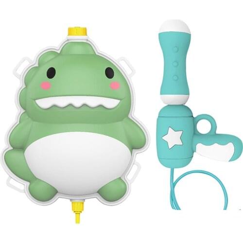 Childrens Cartoon Animal Backpack Shape Water Gun Large-capacity Long-range Shooting Water Gun Toy Summer Outdoor Beach Toy