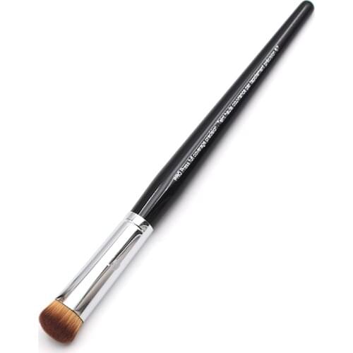 1 pcs New Long Wood Handle Little Water Drop Shape Dense Hair Tip No.67 Pro Press Full Coverage Precision Makeup Brushes