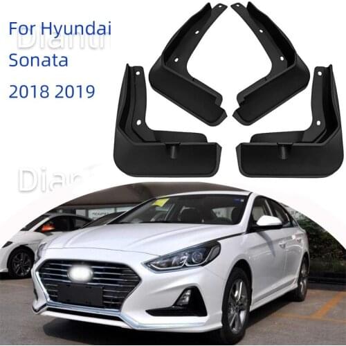 For Hyundai Sonata 2018 2019 Car Mudguard Anti-splash Anti-Fouling Front Rear Fender Accessories
