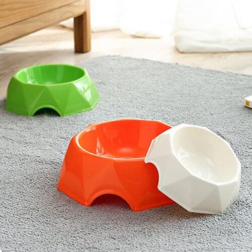 Pet Dog Feeding Bowls Plastic Pet Bowl Creative Dual-use Non-slip Cat Water Bowl Puppy Food Bowl Dog Accessories