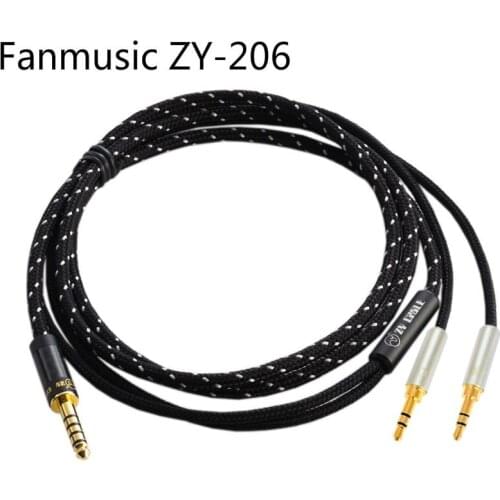 Fanmusic ZY-206 Earphone Upgraded Cable 4.4 Five-level Balanced Cord