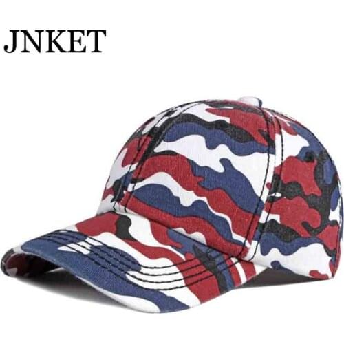JNKET New Camouflage Baseball Cap Trucker Hat Unisex Baseball Hat Outdoor Sports Cap Gorras Baseball Casquette