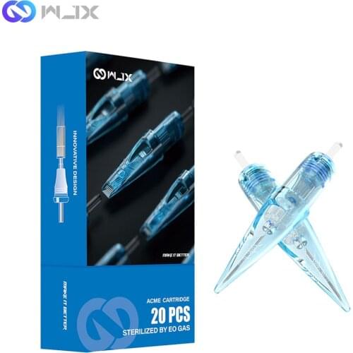DragonHawk 20pcs WJX Tattoo Cartridge Needles Sterilized M Permanent Makeup Machine Pen Needles Tattoo Supplies Accessories