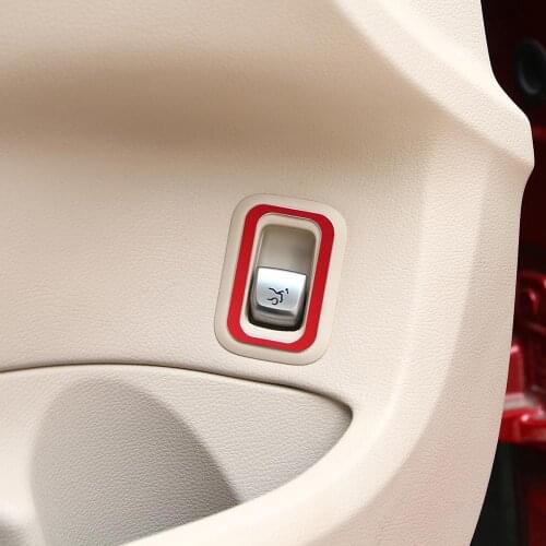 Stickers Aluminium Alloy Rear Trunk Button Cover Trim for Mercedes Benz C Class W205 C180l C200l GLC260 2015 2016 Car Accessory