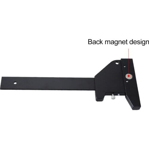 Aluminum Alloy Scale Metric Measure Scribing Ruler Woodworking Marking Tool N58E