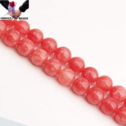 OMH Wholesale JD59 6 8 10mm Natural Jewelry DIY Making Bracelet Necklace Natural AAA 5A Rhodochrosite Loose Spacer Round Beads