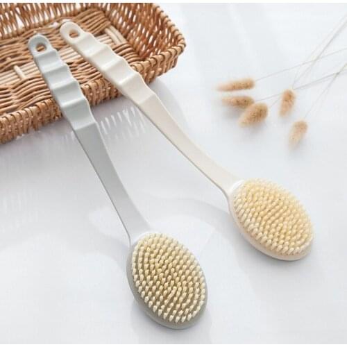 Long Handled Plastic Bath Shower Back Brush Scrubber Skin Cleaning Brushes Body for Bathroom Accessories Cleaning Tool