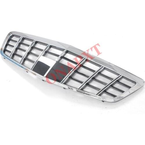 Plastic Front Bumper Grill Mesh Middle Grill Center Vertical Bar 2009-2013 For Benz S-Class S300 S350 S400 S500 W221 Maybach GT
