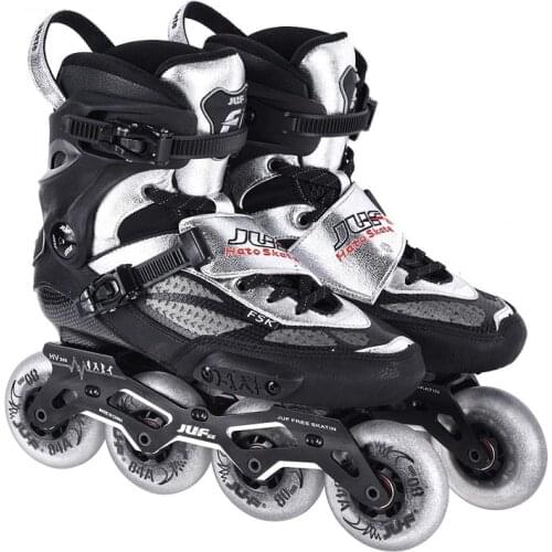 JK Carbon Fiber Roller Skates JU-F HATO Inline Skates Professional Adult Kids Roller Skating Shoes Slalom Sliding Skating Patins
