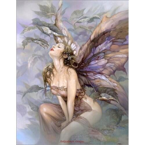 Counted Cross Stitch Kits Needlework Embroidery - Crafts 14 ct Aida DMC Color DIY Arts Handmade Home Decor - Thirsty Butterfly