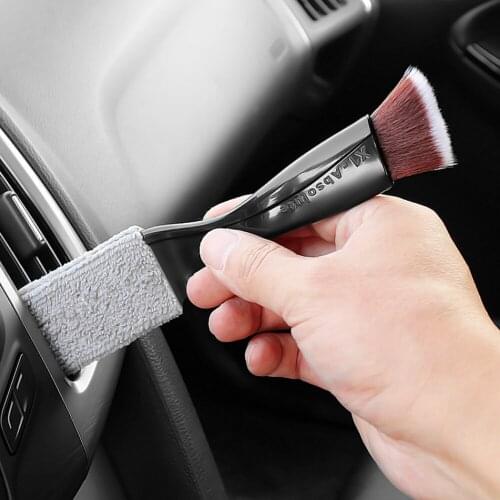 Automobile Interior Cleaning Brush Car Air Outlet Dashboard Multifunction Microfibre Detailing Brush Car Grille Cleaner Duster