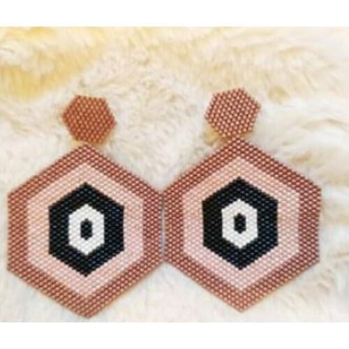 Pretty Bead Miyuki Drop Earrings Ladies Boho Fashion Design Geometry Earring Pendientes Mujer Jewelry For Women Gift