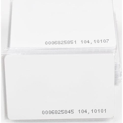 10pcs RFID Cards 125KHz EM4100 TK4100 Smart Card Proximity RFID Tag for Access control
