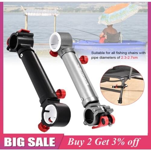 Universal Umbrella Stand Holder for Fishing Chair Adjustable Mount Umbrella Bracket Rotating Fishing Accessories Stable non-slip