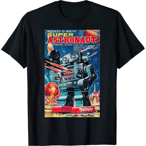Vintage Graphic Super Astronaut Robot Retro Old Japanese Toy T-Shirt