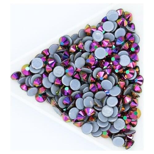 All Sizes Rainbow-Rose-Gold Iron On Rhinestones/Flat Back Nail Art Hot Fix Crystal Rhinestones Strass Sewing & Fabric Garment