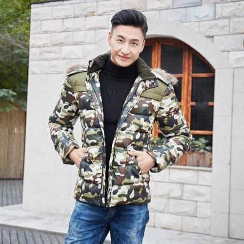 2019 Winter New Mens Camouflage Large Size Cotton Jacket Extra Large Short Stand Collar Jacket More Sizes S-9XL 10XL