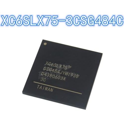 1PCS Original XC6SLX75-3CSG484C BGA-484 XC6SLX75 BGA484 Embedded-FPGA (Field Programmable Gate Array)