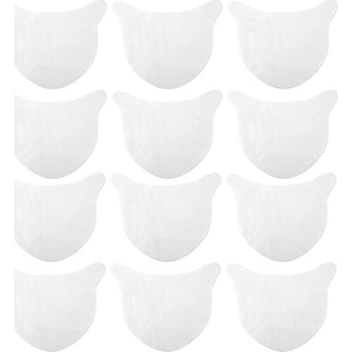 100PCS Durable Practical Toner Mask Sheets Neck Mask Paper Neck Mask Sheets for Lady Girl