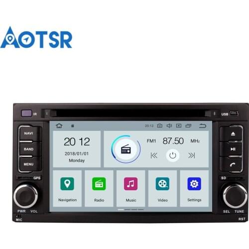 2 din Android 9.0 4+32GB Car Radio Multimedia DVD Player For Subaru Forester Impreza 2008-2013 GPS Map Navigation Stereo Auto