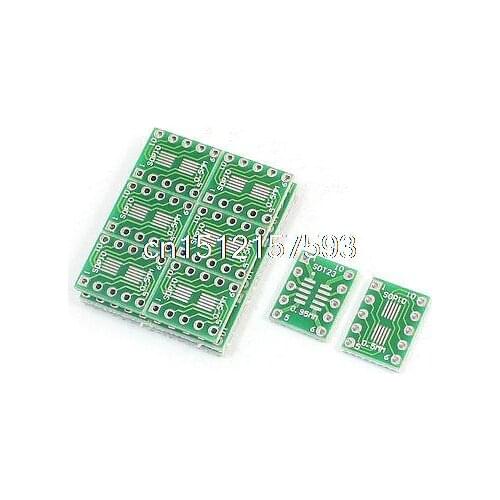 20 Pcs Dual Sides SMD SMT SOT23 MSOP10 to DIP10 Adapter PCB Board Converter
