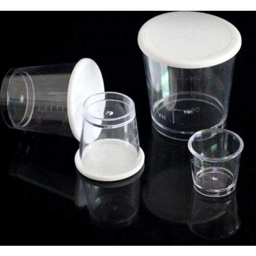 4 pcs/set transparent tumblerful fishing cup Measuring glass fishing Tumbler Fishing Accessories