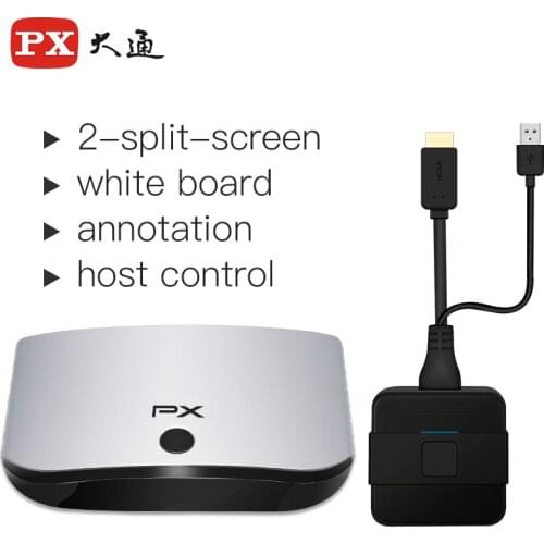 PX HDMI transmitter Dongle wireless presentation projector system conference collaboration 2-Split-Screen for laptop PC Mobile