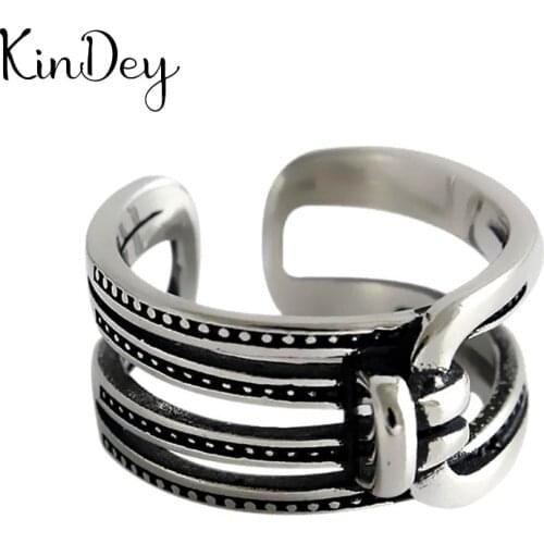 Romantic Sweet Silver Color Bow Rings for Women Lady Adjustable Size Rings bague femme