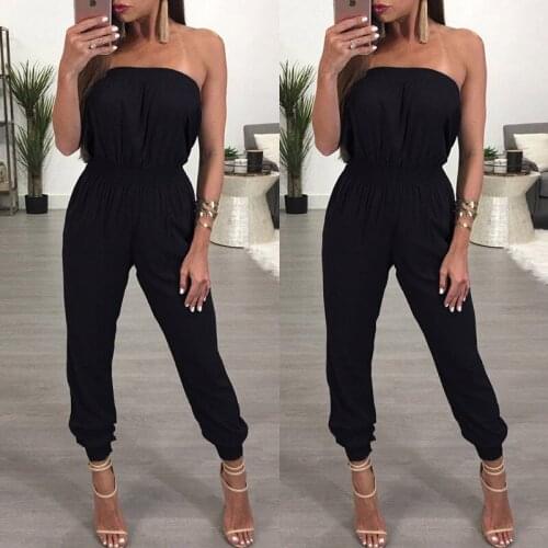 Women Jumpsuit Fashion Off Shoulder Rompers Holiday Playsuit Ladies Jumpsuits Summer Romper Short Jumpsuit Bodysuit Clubwear