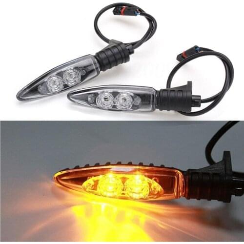2pcs Motorcycle Modified Led Turn Signal Lights Super Bright Front Rear Turn Signal Indicator Light Blinker For BMW R1200GS HP4