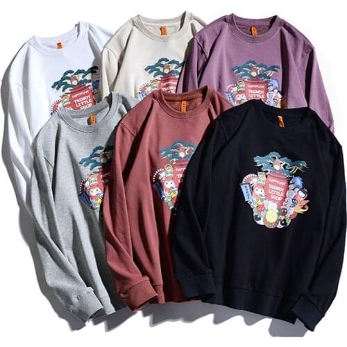 Men Sweatshirts 2021 New Arrival Spring And Autumn Male Pullover Loose Letter Korean Style Teenager Boys Plus Size 4XL 5XL H81