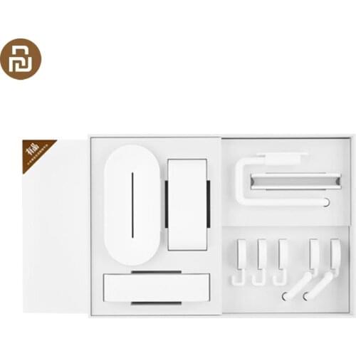 Youpin HL Bathroom 5 in1 Set For Soap Hook Storage Box And Phone Holder For Bathroom Shower Room Tool