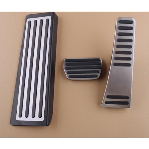 New 3pcs Foot Rest Dead Gas Fuel Brake Pedal Cover Fit for Volvo S60 V60 2019-2020 S90 V90 2017 2018 2019 2020