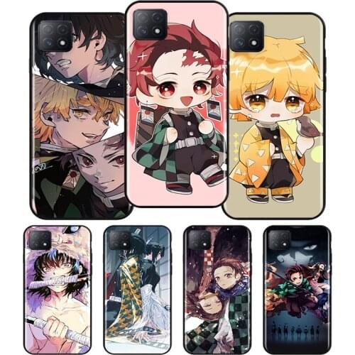 Anime Demon Slayer Silicone For OPPO AX7 A1K A94 A93 A92S A73 A72 A53S A52 A32 A31 A12E A11X A9 A5 2020 Soft Phone Case