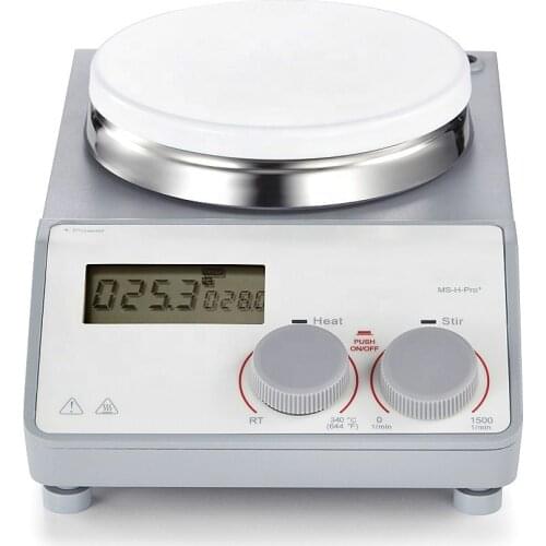 Liquid Mixing MS-H-Pro+ 20L Hot Plate Magnetic Stirrer LCD Digital With Temperature Sensor Slamp Aluminum For Sale