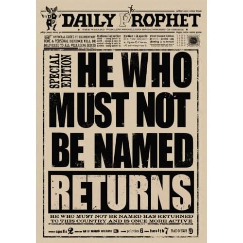 High Quality Series Poster Magical World Bellarix Poster Wanted No.1 Vintage Kraft Posters Sirius Poster Room Bar Decor