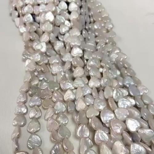 13*14mm AA Heart shape pearl loose beads for jewelry making