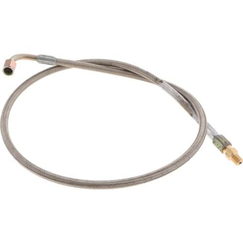 24'' Stainless Steel Turbo Charge 1/8 NPT Fitting Oil Feed Line For T3/T4