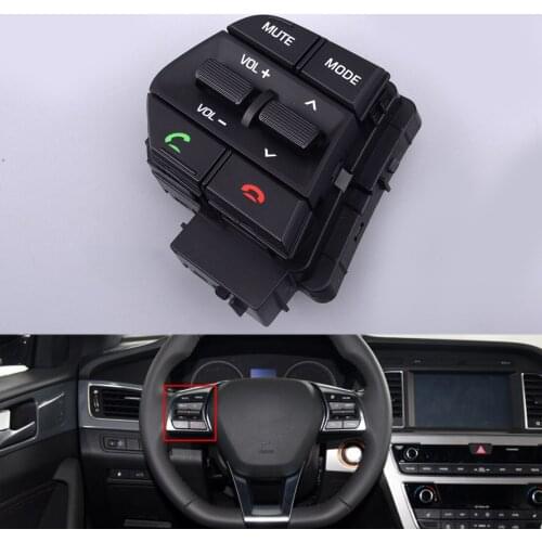 6 Pins Car Left Steering Wheel Switch Volume Control 96700-C1030 Fit for Hyundai Sonata 2015 2016