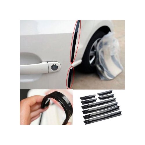 Auto Car Door Guard Edge Corner Bumper 8Pcs Set Guards Buffer Trim Molding Protection Strip Scratch Protector Car Door Crash Bar
