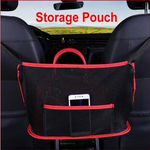 Car Net Pocket Handbag Holder Seatback Mesh Organizer Luggage Pouch Per Barrier Pockets Container Universal Dropshipping 2021 Ne