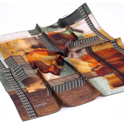 LAVENDER TWİLL SILK SCARF-DESEN-2391-RENK-07