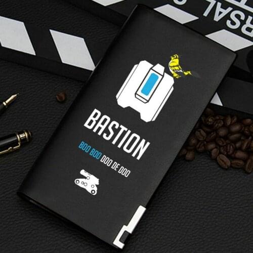 Bastion wallet Boo Doo De purse Game E54 short long leather cash case Money notecase Change burse bag Card holders