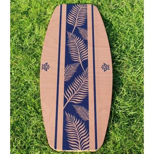Wooden Balance Board Yoga Twisting Fitness Balance Plate Core Workout For Abdominal Waist Legs Muscles Of Roller- Board Balancin