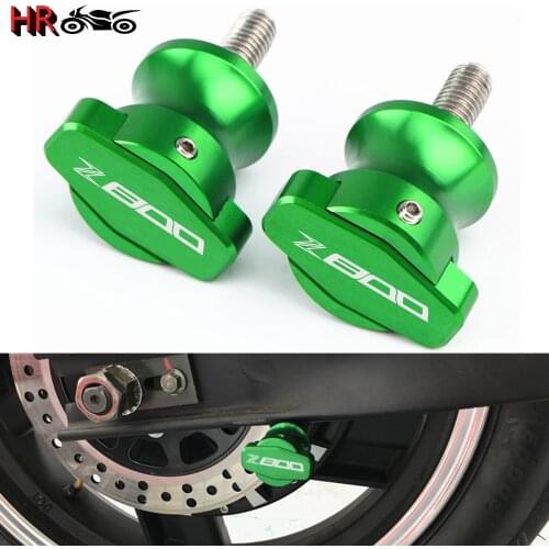 For KAWASAKI Z800 Swingarm Spools Slider Swing Arm Stand Screws Z 800 Z-800 Motorcycle Support Stand Screws Aluminum Accessories