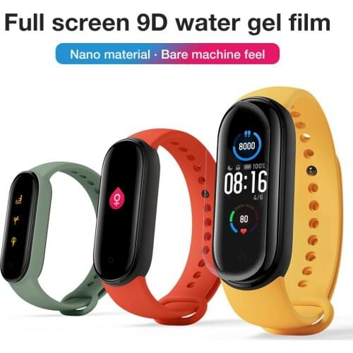 10/5Pcs Hydrogel Protective Soft TPU Film Protection Film For Xiaomi Mi Band 5 Protection HD Full Screen Protector For Mi Band5