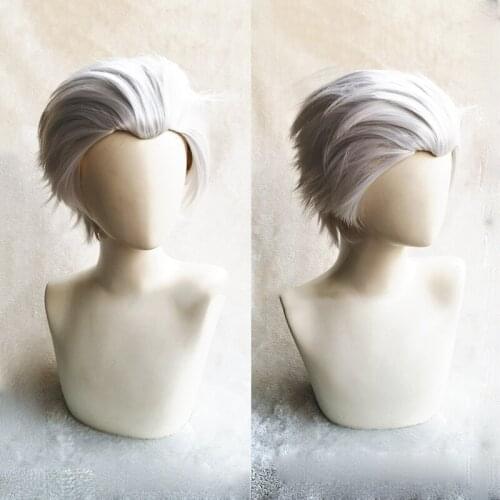 Haikyuu!! Bokuto Koutarou Men Short High temperature fiber Hair Cosplay Costume Wig Cosplay Free WIGCAP