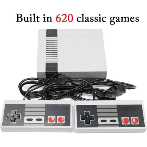 Retro Mini TV Game Console Handheld 620 Video Gaming Player Portable Set Classic Dustproof Portable Carrying Decor