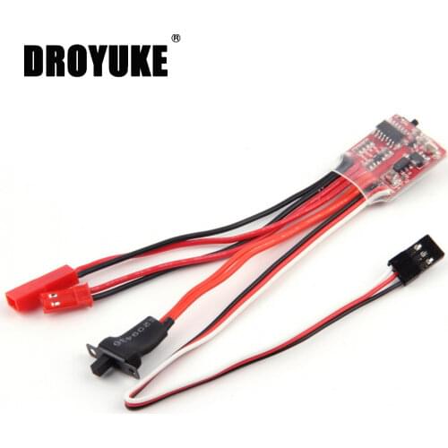 Droyuke 2020New Sale 20A 4-8V Mini Brushed Electric Speed Controller ESC Brush Electronic Motor Speed Controller For RC Car