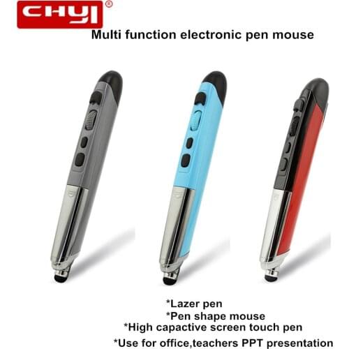 2.4GHZ Wireless Mouse USB Optical Air Pen Mouse Computer Mice with Capacitive Stylus for Laptop Drawing Teaching Presentation